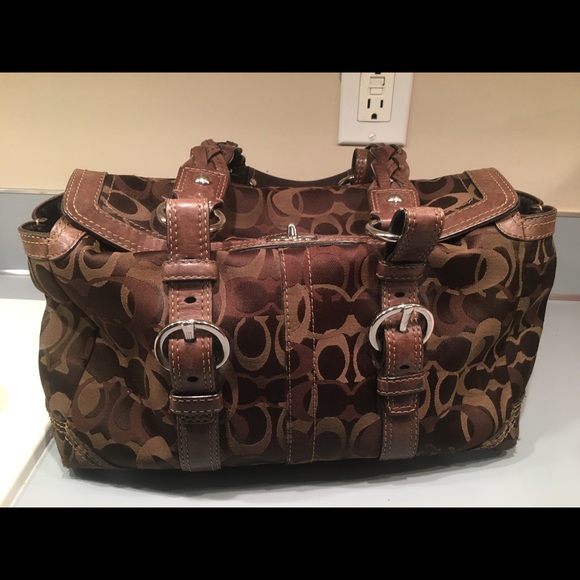 Brown Coach Purse - Picture 1 of 11